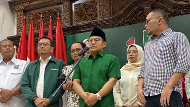 Cak Imin di DPP PKB usai Gelar Rapat Tertutup Tanggapi Putusan MK