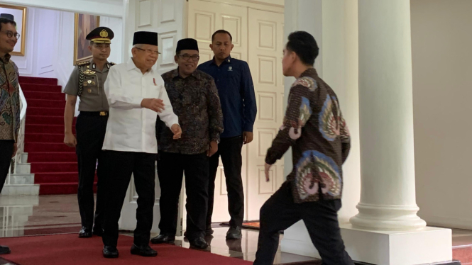 Gibran Tiba di Rumah Dinas Wapres, Ma'ruf Amin