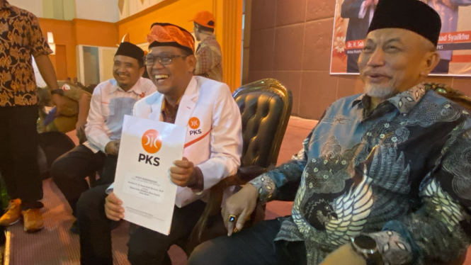 Presiden PKS dan Imam Budi Hartono di Depok