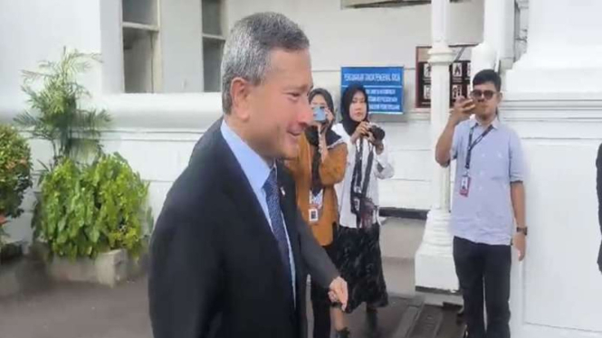 Menteri Luar Negeri Singapura, Vivian Balakrishnan Temui Presiden Jokowi