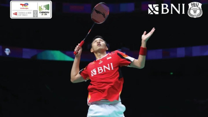 Tunggal putra Indonesia Jonatan Christie