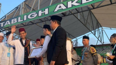 UAS saat ceramah di Lombok Utara (Satria)