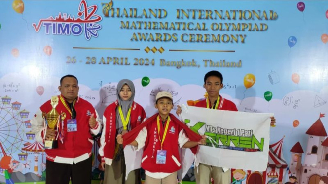 Siswa MTsN 1 Pati Raih Medali Emas dan Perak Olimpiade Matematika Internasional.