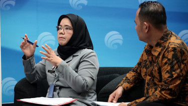 Direktur Kerja Sama HAM, Kementerian Hukum dan HAM, Harniati (kiri)