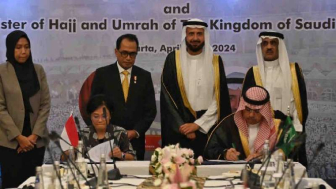 Kerja sama RI-Arab Saudi soal Penerbangan Haji dan Umrah.