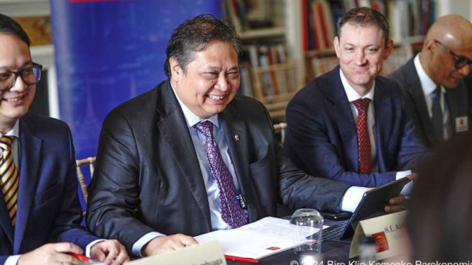Menko Perekonomian Airlangga Hartarto.