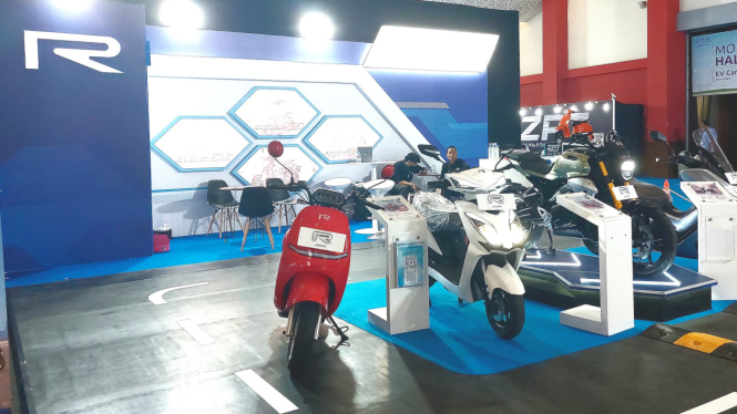 Motor listrik Rakata di PEVS 2024