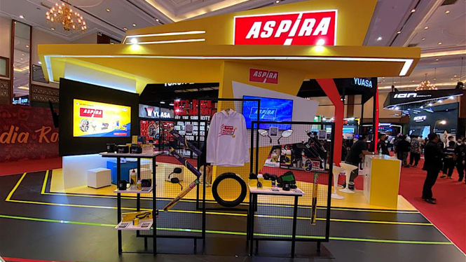 Booth Astra Otoparts di IMOS 2022