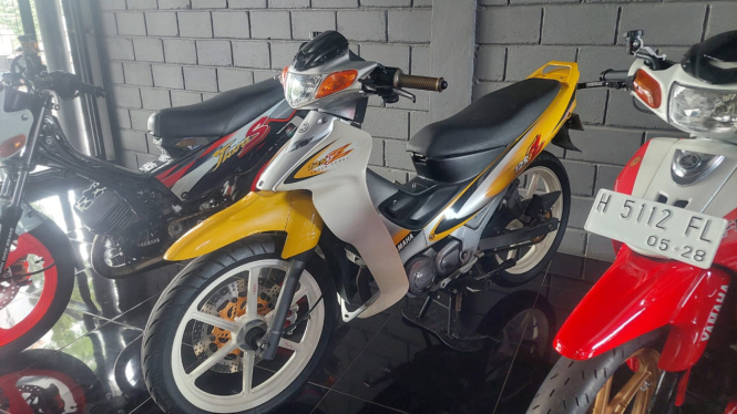 Motor langka Yamaha 125Z di diler Yamaha Salatiga