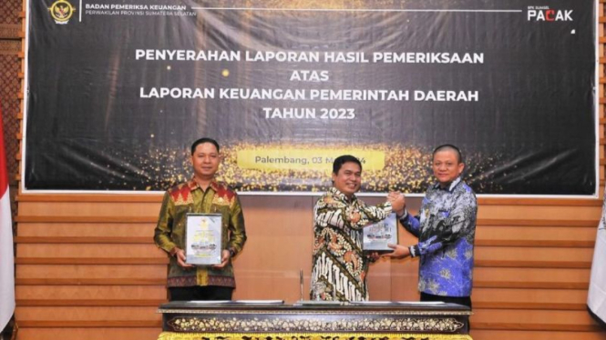 Pemkab OKU Timur meraih status Opini WTP atas Laporan Keuangan Pemerintah Daerah