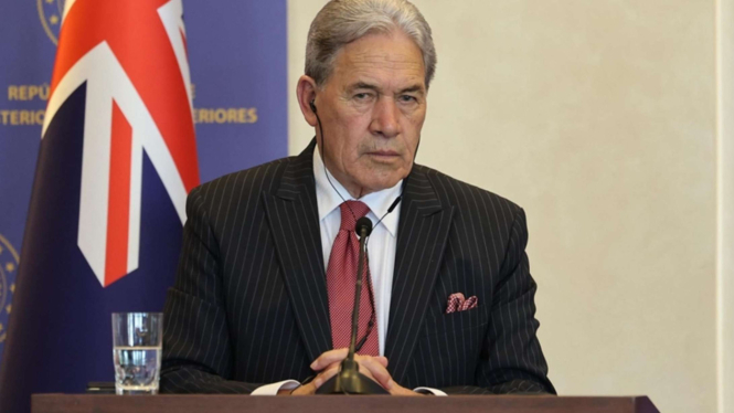 Menteri Luar Negeri Selandia Baru Winston Peters 