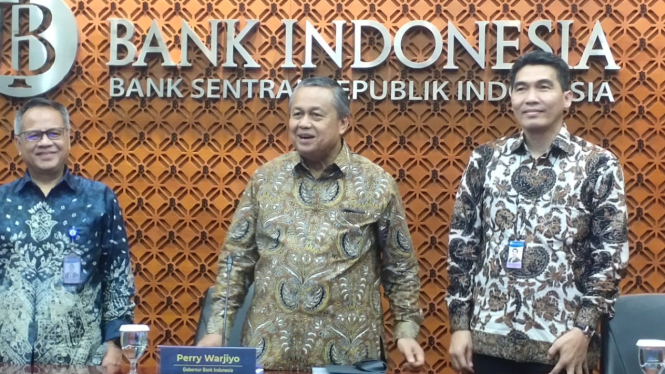 Gubernur BI Perry Warjiyo di Taklimat Media Perkembangan Ekonomi Terkini Bank Indonesia 