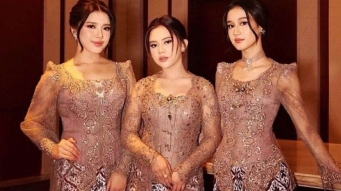 Tiara Andini, Ziva Magnolya, Keisya Levronka di Pernikahan Rizky dan Mahalini