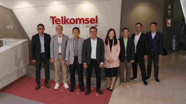 Jajaran Direksi Telkomsel.