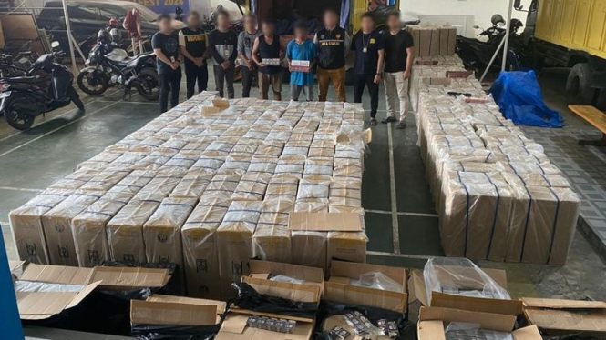 Bea Cukai gagalkan peredaran rokok ilegal