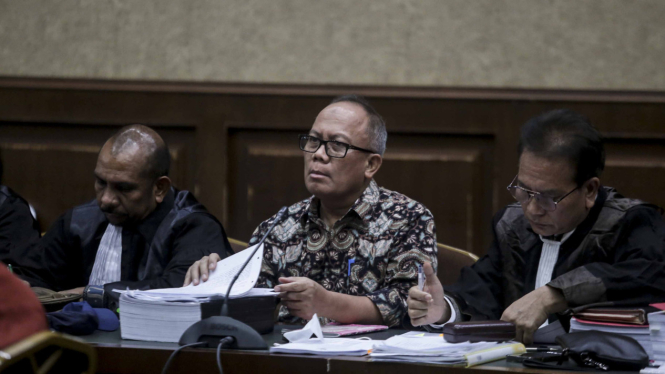Sidang Sekjen Kementan Kasdi Subagyono