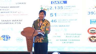  Direktur Pemberdayaan Zakat dan Wakaf Kemenag, Waryono Abdul Ghofur