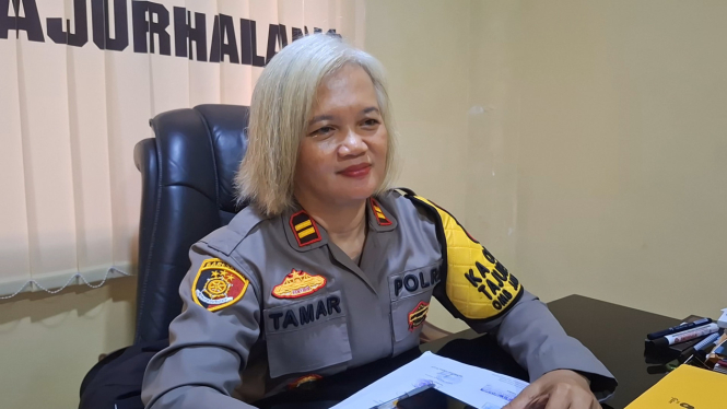 Kapolsek Tajurhalang, Iptu Tamar Bekti. Muhammad AR/VIVA