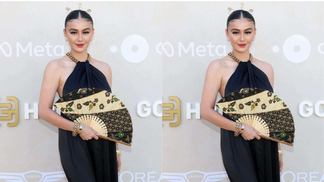 Agnez Mo tampil di Gold Gala 2024