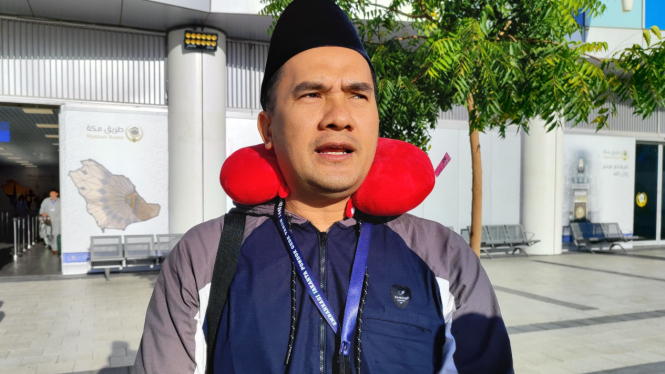 Artis Saipul Jamil menjadi jemaah ibadah haji 