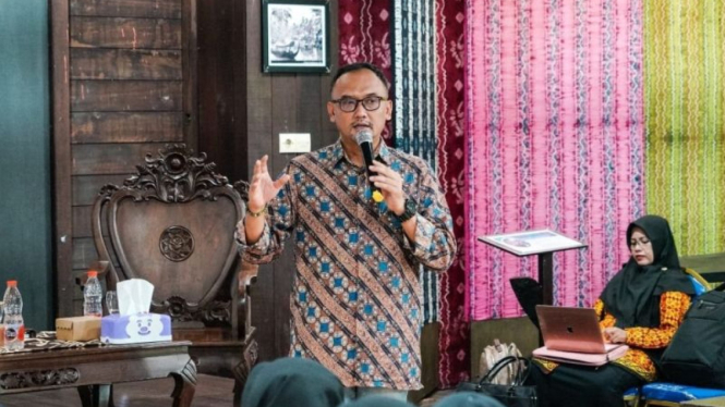 Ketua Pokja Strategi dan Sosialisasi Satgas UU Cipta Kerja Dimas Oky Nugroho