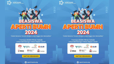 Beasiswa Aperti BUMN 2024 Resmi Dibuka, Simak Syarat Pendaftarannya!
