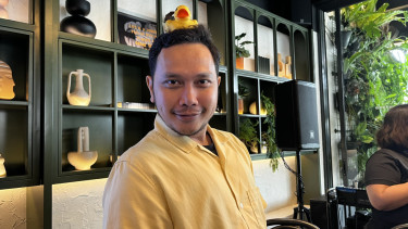 Agung Karmalogy, Foto: Isra Berlian
