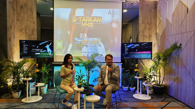 Jumpa pers Liga E-Tarkam di Styles Medan Pattimura.(B.S.Putra/VIVA)