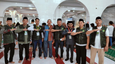 Kemenag Libatkan Pegawai Non Muslim Jadi Pantiai Jemaah Haji di Parepare.  (Humas Kemenag Parepare).