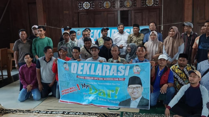 Kelompok Petani di Pati deklarasi dukung Sudaryono maju jadi cagub Jateng