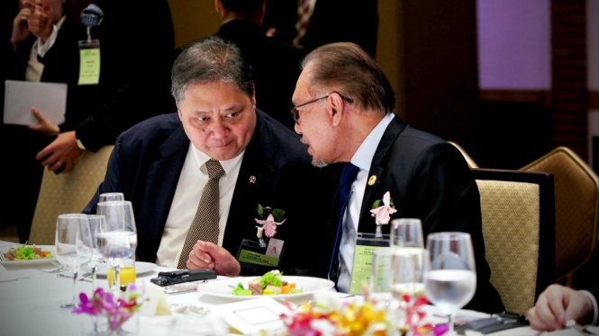 Kemenko Airlangga menghadiri Commemorative Dinner