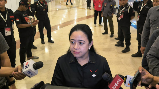 Ketua DPP PDIP, Puan Maharani di Acara Rakernas V PDIP