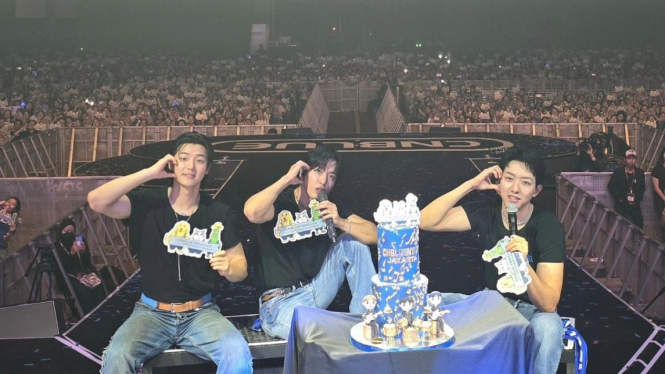 Member CNBLUE, foto Instagram Kang Min Hyuk: @mr_kanggun