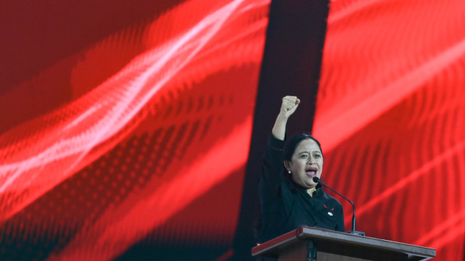 Puan Maharani dalam Rakernas V PDI Perjuangan