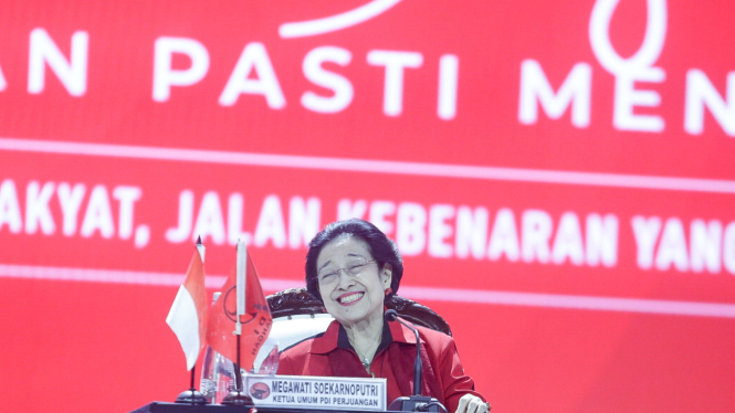 Megawati Soekarno Putri dalam Hari Ketiga Rakernas V PDI Perjuangan