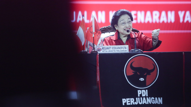 Megawati Soekarno Putri dalam Hari Ketiga Rakernas V PDI Perjuangan