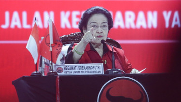Megawati Soekarno Putri dalam Hari Ketiga Rakernas V PDI Perjuangan
