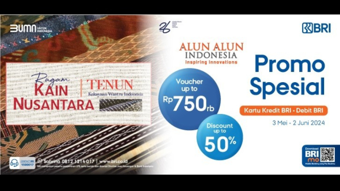 Diskon BRI di Alun Alun Indonesia