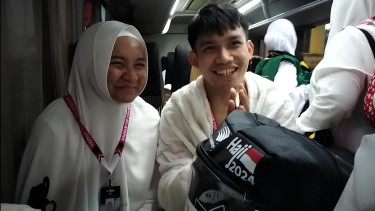 Witan Sulaeman dan istri tiba di Tanah Suci untuk beribadah haji