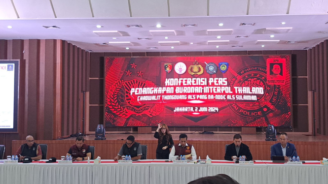 Konpers Penangkapan Buronan Nomor 1 Thailand