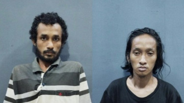 Polsek Palmerah Jakarta Barat menangkap dua pelaku yang memeras karyawan kedai ayam goreng di Palmerah, Jakbar.