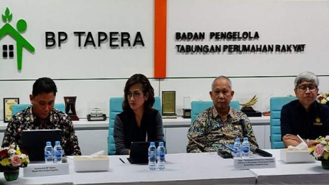 Konferensi pers Tapera di kantor BP Tapera di Jakarta, Rabu