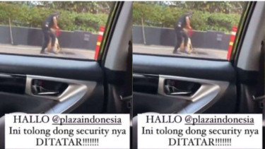 Viral sekuriti mall Plaza Indonesia diduga pukul anjing penjaga