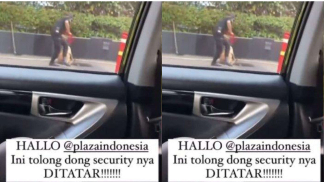 Viral sekuriti mall Plaza Indonesia diduga pukul anjing penjaga