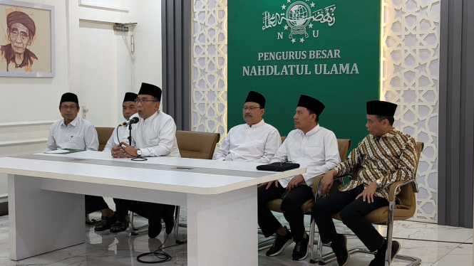 Ketua Umum PBNU, KH Yahya Cholil Staquf atau Gus Yahya di Kantor PBNU, Jakarta Pusat, Kamis, 6 Juni 2024