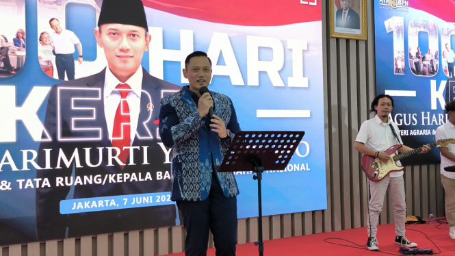 Menteri Agraria dan Tata Ruang/Kepala Badan Pertanahan Nasional (ATR/BPN), Agus Harimurti Yudhoyono (AHY)