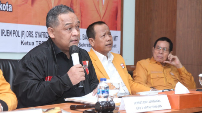 Sekretaris Jenderal DPP Partai Hanura Benny Rhamdani