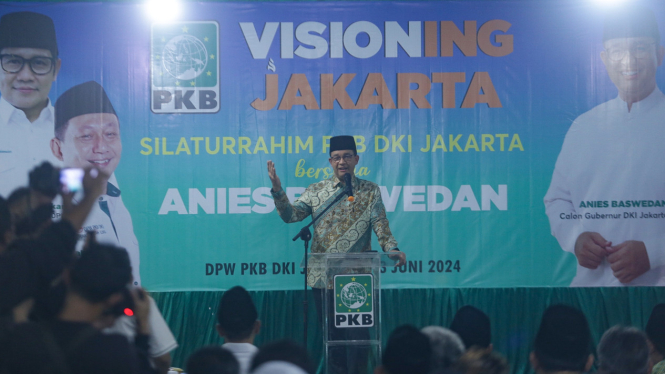 Anies Baswedan Sambangi Markas DPW PKB DKI Jakarta