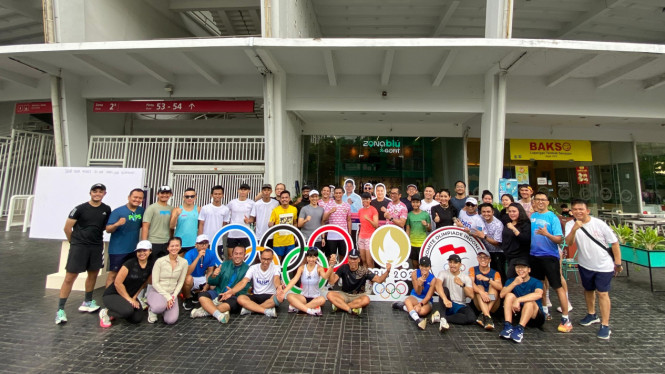 Sosialisasi Olimpiade oleh Cdm Tim  Indonesia, Anindya Bakrie