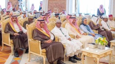 Menteri Keuangan, Sri Mulyani Indrawati menghadiri undangan dari Raja Salman bin Abdulaziz Al Saud (dok: Instagram @smindrawati) 